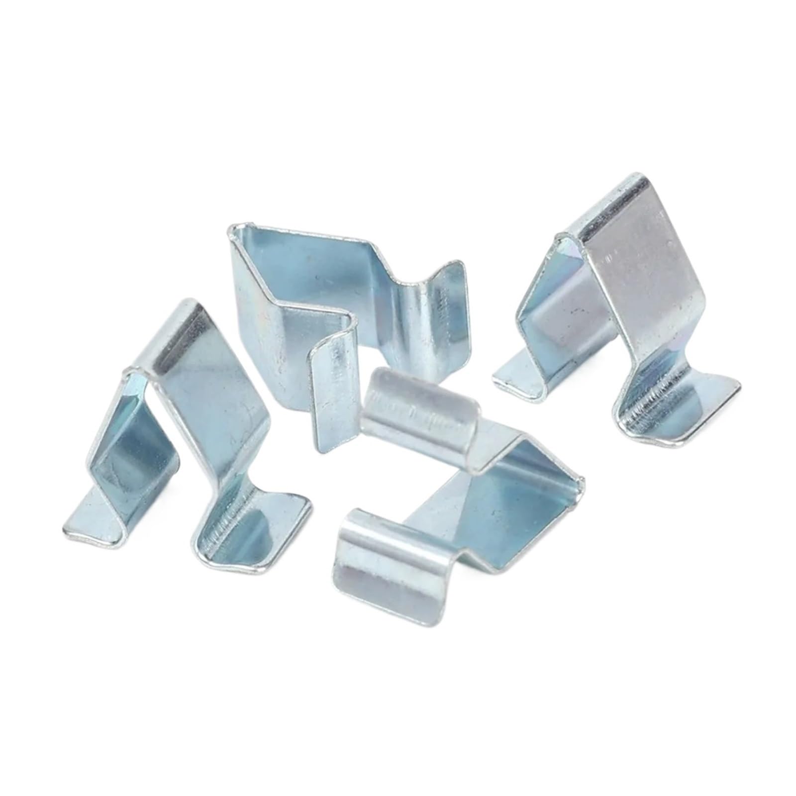 Fdcskinx 10Pcs Car Threshold Bar Buckle Trunk Tailgate Retainer Clamp Metal Fastener Clips Steel V-Shaped