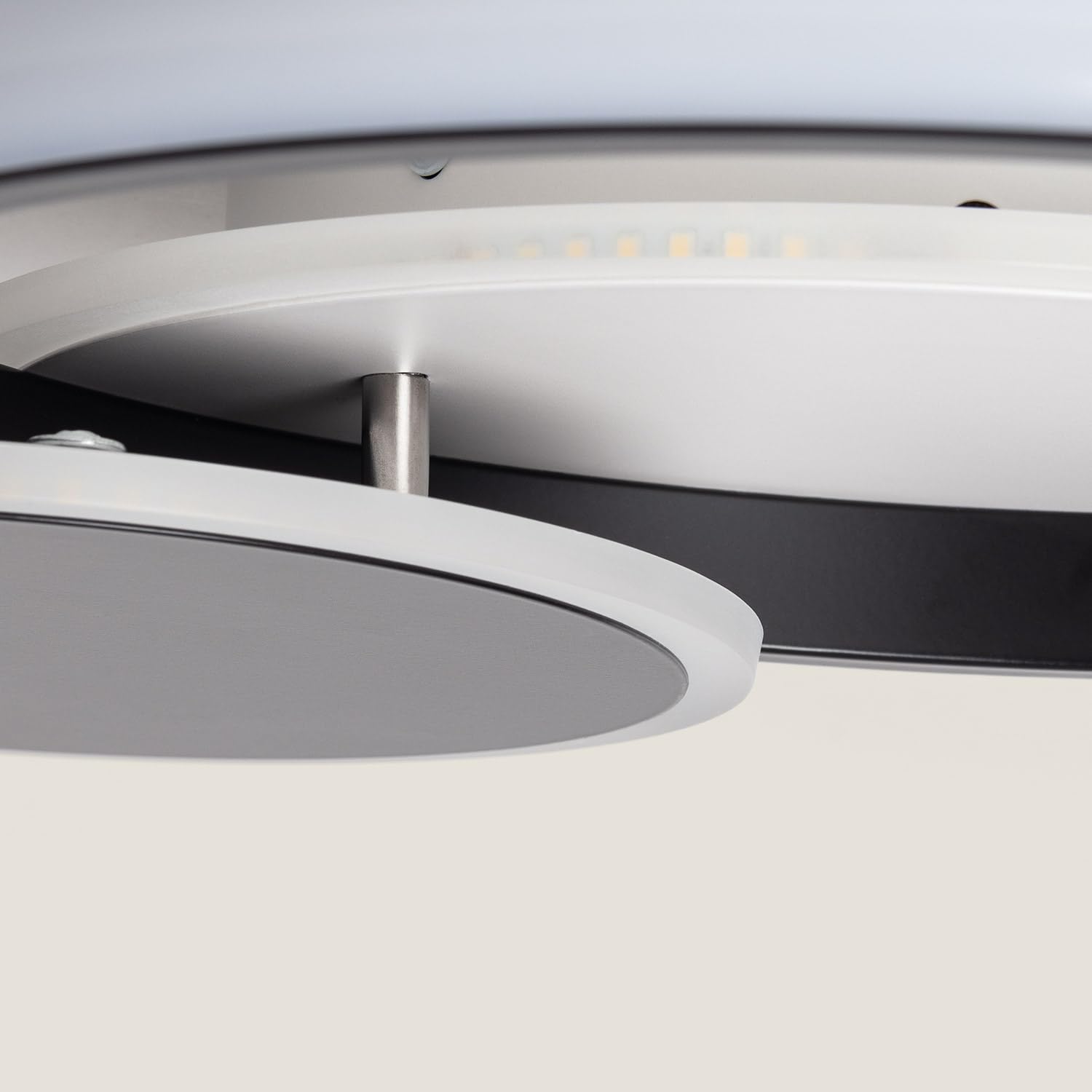 LEDKIA Lampa Sufitowa LED 27W z Metalu Mini Eklips Berno 4000K Biały Neutro