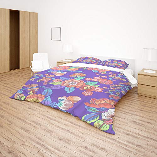 Parure de lit infroissable en polyester ultra doux contre la chaleur - 5