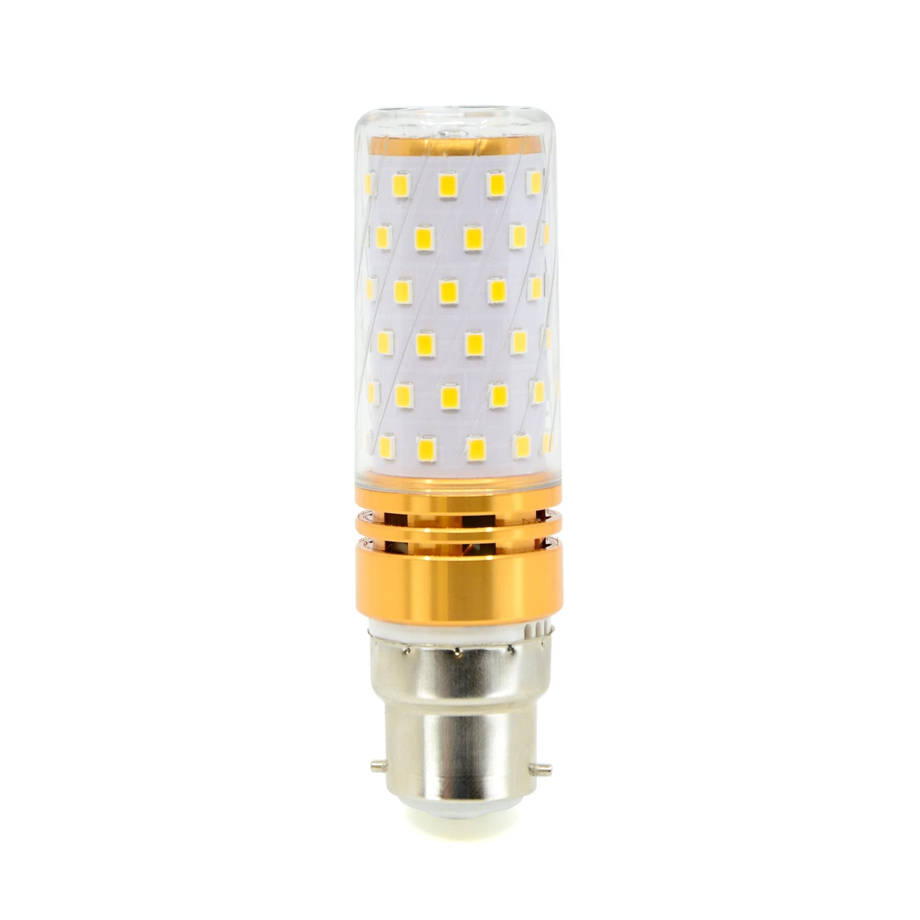 G.w.s Neutral White 4000K G.w.s® B22 Bayonet Led Corn Bulb, 16W 2016Lms 360° Beam Angle
