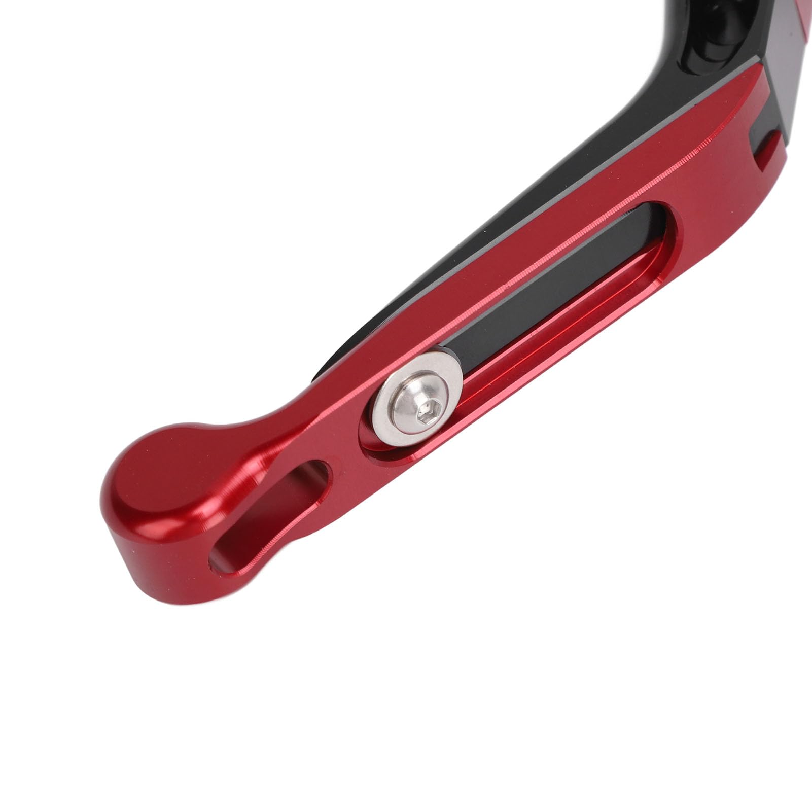 Coppia leve freno frizione pieghevoli per moto anodizzate nere CNC 6061 in lega di alluminio sostituzione manubrio anteriore sinistro destro adatto per YZF R1 2004-2008 R6 (Rossa)