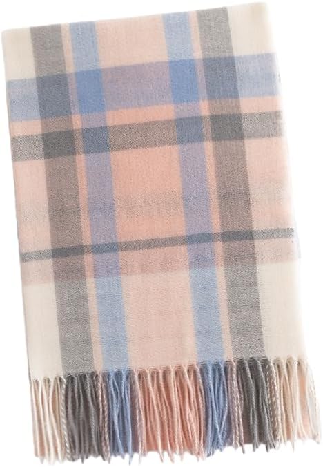 Thick Scarf 1 Piece Knitted Autumn And Winter Printed Warm Scarf For Men And Women