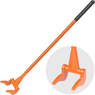 Enhanced Pallet Buster Fully Welded Deck Board Removal Tool 50'' Non-Slip Handle, All-Steel Deck Removal Tool One Piece Pallet Breaker Tool, Saves Time and Effort in Deck, Pallet Demolition