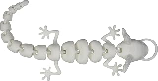 Pineapple Lizard Cat Wand Attachment, Cat Toy Refill for Interactive Wand Teasers, Indoor Kitten and Cat Toys 3D Printed (White)