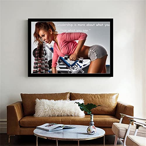 Lirong Leadership Motivational Inspirational Posters Home Decor Wall Art Print For Gym Motivational Quotes Poster Printing 20X30Inch(50X75Cm) #TOP5