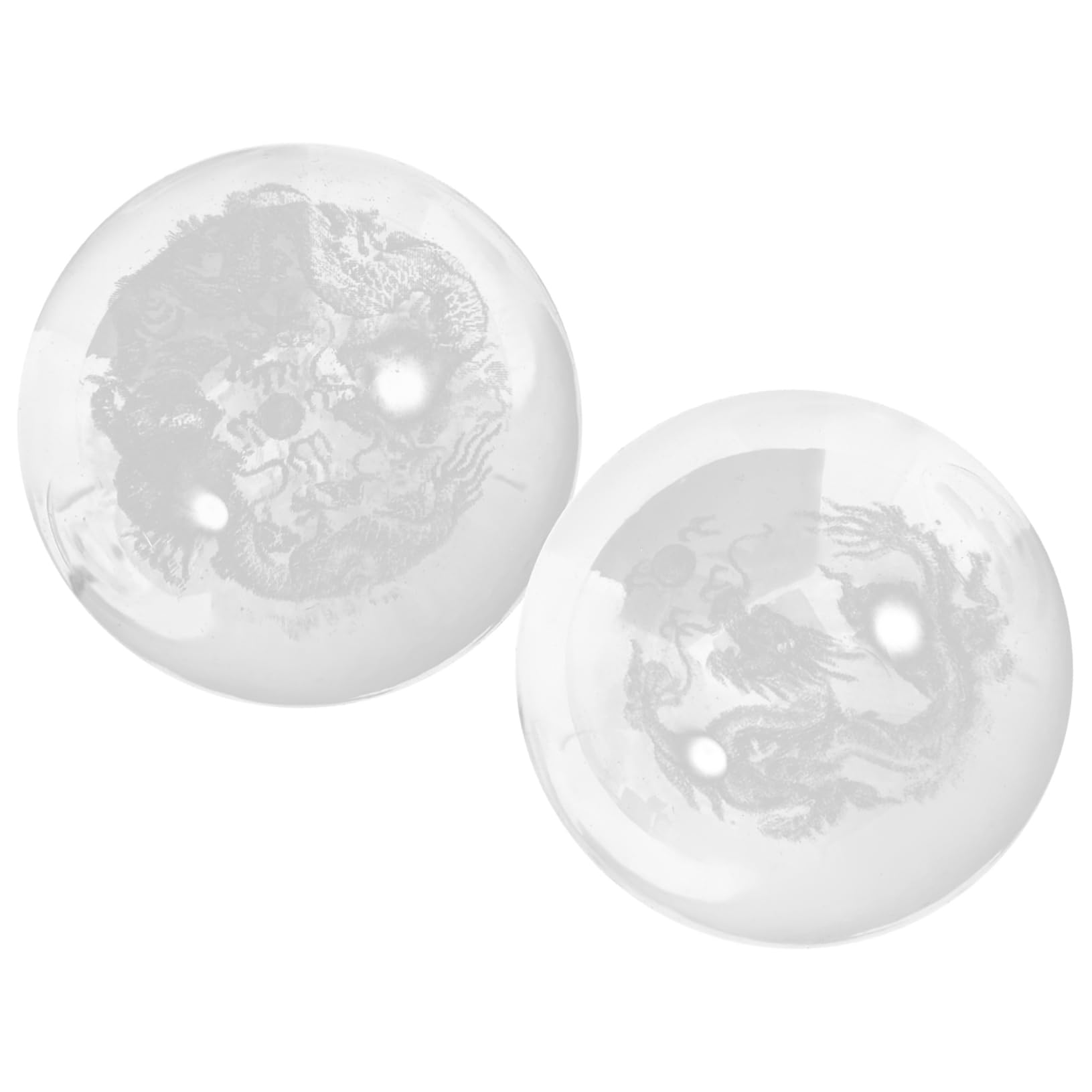 BESTYASH 5 Ensembles Balle De Massage Salle De Sport Boules De Massage Pour Le Balles Pour La Main Masseur À Bille Roulante Balles D'exercice Pour Les Doigts Un Verre 2 Pièces * 5