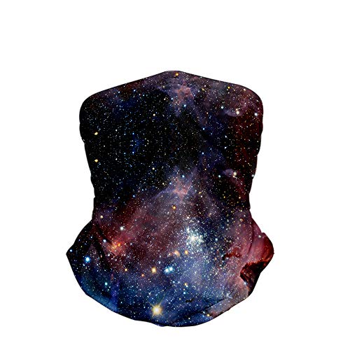 Unisex Neck Gaiter Scarf Seamless Bandana for Rave Face Bandana Dust Wind UV