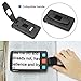 Koolertron Digital Video Magnifier,Handheld Portable Electronic Reading Aid Support AV Output to TV with 4X/8X/16X/32X Zoom Multiple 17 Kinds Color Mode, etc (5 inch, Black)