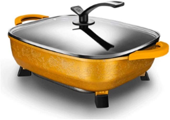 Olla Eléctrica PNAWLLCF, 8L, 1360W, Acero, Color Amarillo