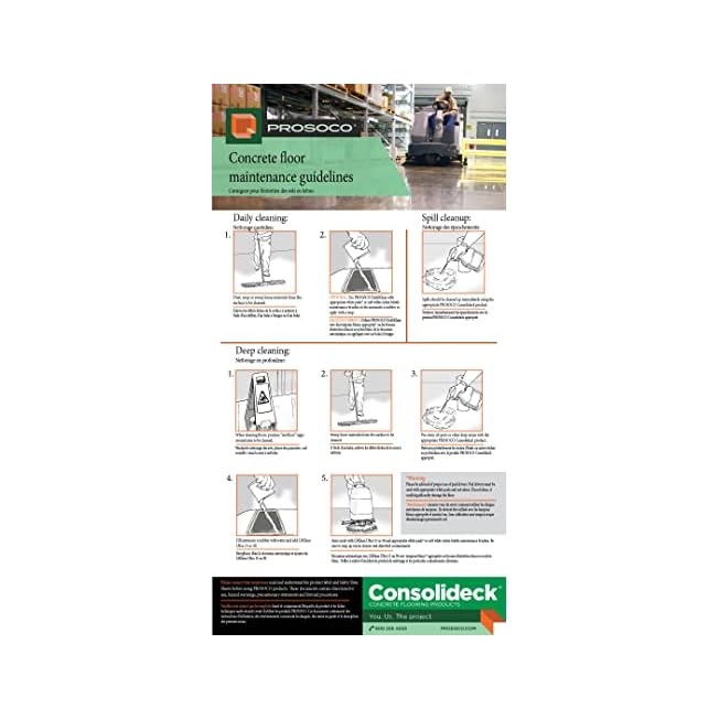 Prosoco DailyKlean Tip N Measure | Economical Daily Maintenance Concrete Floor Cleaner Professional
