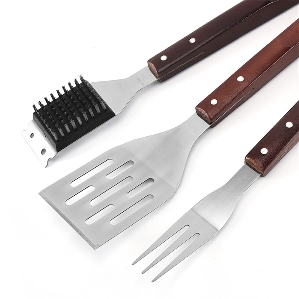 13 Piece Rubber Box Grill Set Outdoor Multifunctional Barbecue Tool Set