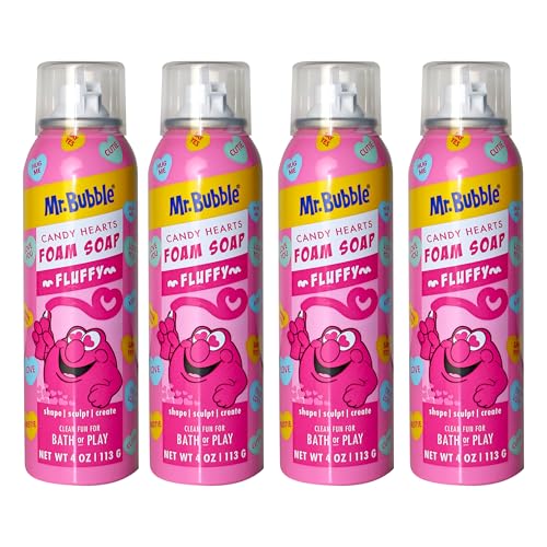 Mr. Bubble The Village Company Limited Edition Foam Soap Strawberry Candy Scent Cleans and Moisturizes Paraben-Free 4 oz Pack of 4