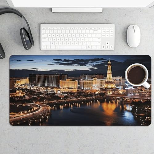 Las Vegas Night View Desk Pad Large Office Desk Mat miniatura 5