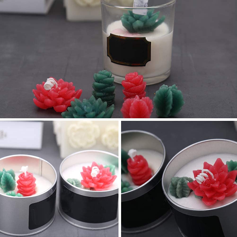 Stampo Cactus Fai Da Te - 10 Forme In Silicone Per Candele Artigianali E Resina | Creazioni 3D