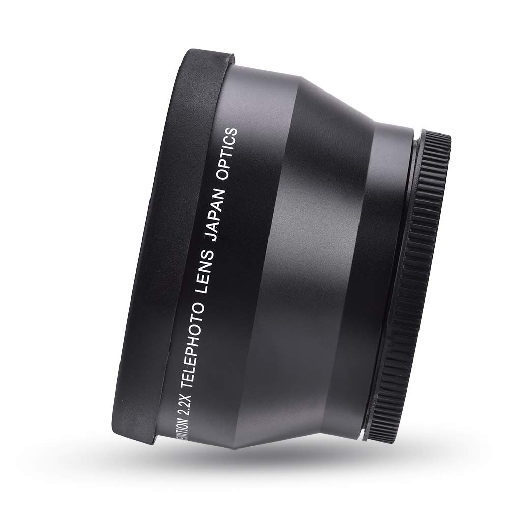 Yctze Lentille de caméra, Extenseur de lentille de caméra 67MM 2.2X Téléconvertisseur de caméra Téléobjectif Universel pour appareils Photo Reflex et appareils Photo numériques