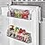 EYNEL 5-Piece Clear Plastic Multi-Purpose Organizer Bins, Fridge Side Door Storage Box Set for Refrigerator, Cabinet, Pantry - Storage for Small Items, Fruits, Vegetables