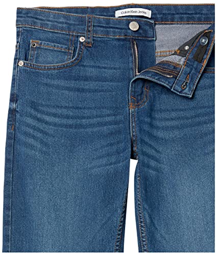 Calvin Klein Boys' Skinny Jeans, Super Soft Stretch Denim, Slim Fit, 5 Pockets & Zipper Closure4