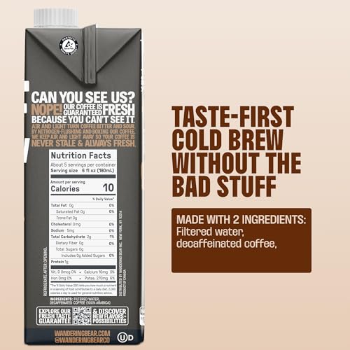Wandering Bear Decaf Cold Brew 6-Pack