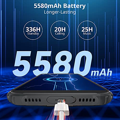 Blackview Rugged Smartphone Unlocked, Bv4900Pro 4G Dual Sim Cell Phone Android 12, 7Gb+64Gb/Sd 256Gb Expandable, Ip68 Waterproof Smartphone, 5580Mah Battery, 5.7" Hd, Nfc/Gps/Otg Rugged Android Phone #TOP5