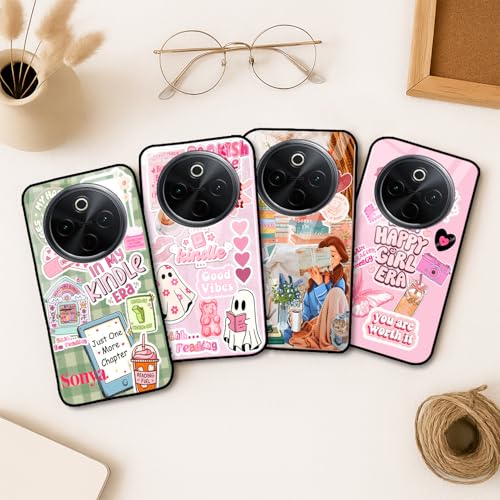 Image of COLORflow Back Cover Compatible with Vivo T4 5G / Y300 Pro 5G / iQOO Z10 5G | Aesthetic Era Customized | Shockproof TPU Bumper with Camera Protection Back Cover