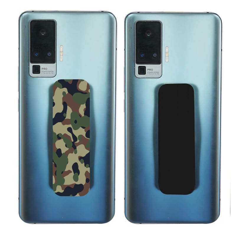 MO-GRIP Finger Grip Combo Selfie Holder & Mobile Stand Pack of 2 for iPhones & Android Smartphones - Black-Camouflage-image-23