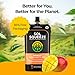 SOL SQUEEZE Mango Margarita Mix - Organic, Vegan, and Portable 2-Serving Pouch with Real Fruit Blend, Gluten-Free, and Non-GMO, (6 Pack)