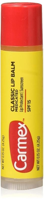 Bálsamo labial Carmex Classic com designação técnica SPF 15, 4,3 g