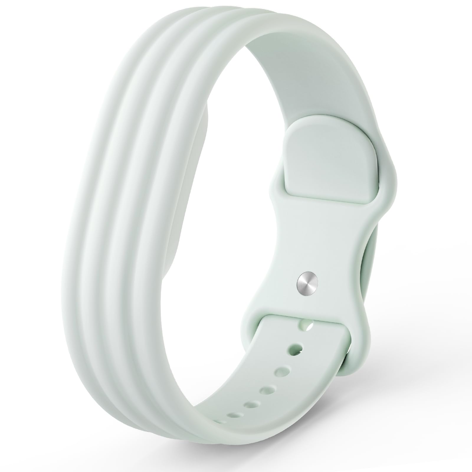 Higgs Silikon Sport Armband für Google Fitbit Air Band für Damen Herren | Weiches Wasserfest Atmungsaktives Verstellbar Ersatzarmband Strap für Schwimmen Wandern Radfahren Yoga Freizeit Arbeit