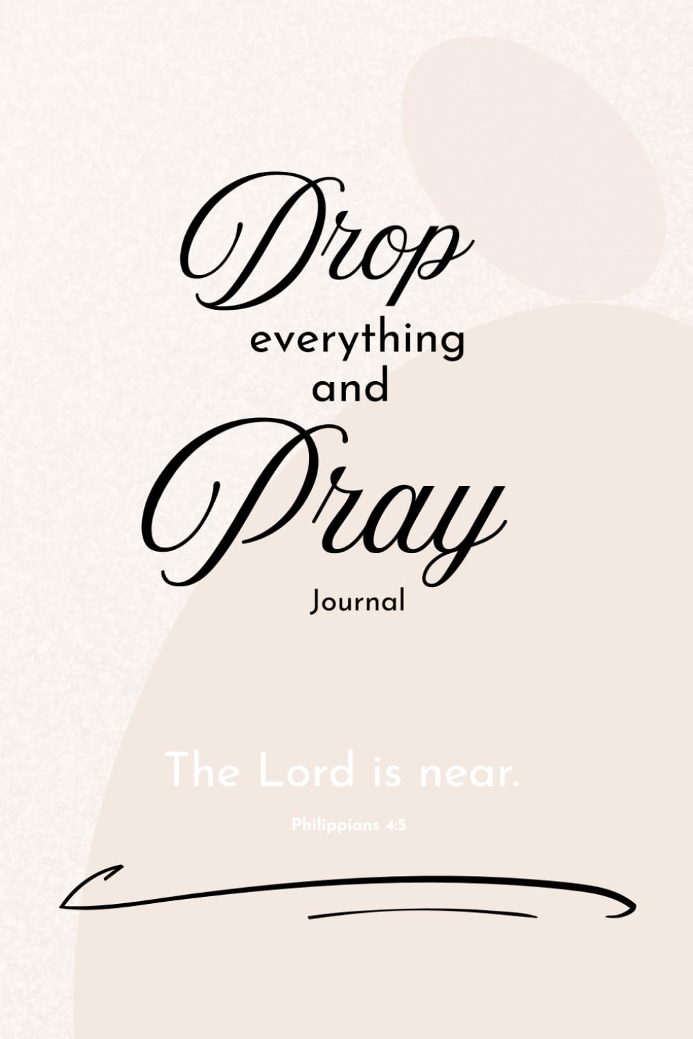 DROP EVERYTHING AND PRAY JOURNAL/NOTEBOOK/RELIGIOUS GIFT/CHRISTIAN GIFT/6X9"/120PAGES