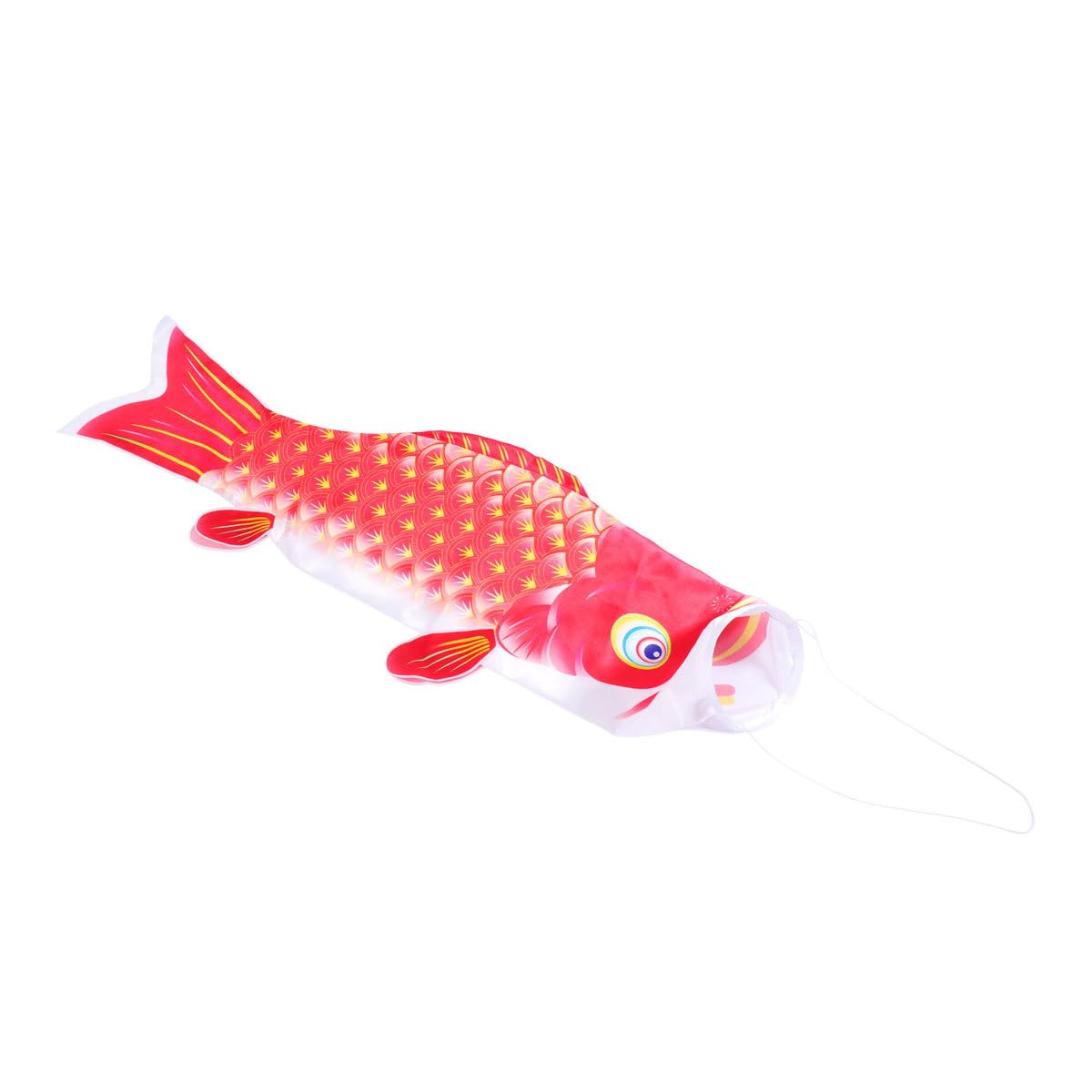 Drapeau carpe japonaise rouge satiné pour votre décoration extérieure