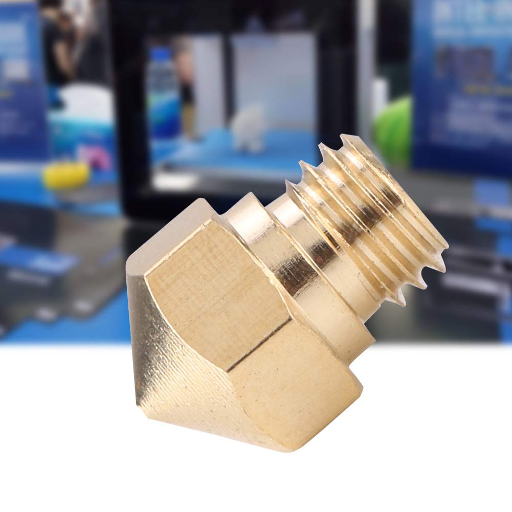 3D-Drucker, 3D-Drucker-Filament, 3D-Drucker, MK10-Düse aus Messing, 3D-Drucker-Zubehör, Glatte, gratfreie Schneidfase