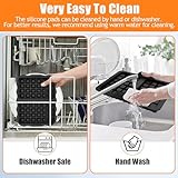 Waffle Baking Tray Mold,Air Fryer Baking Pan,Silicone Waffle Baking Tray, 2pcs 8.27x5.71x1.08inch Compatible With AF400EU, AF451EU And Sl400EU Home Kitchen Accessories - Image 3