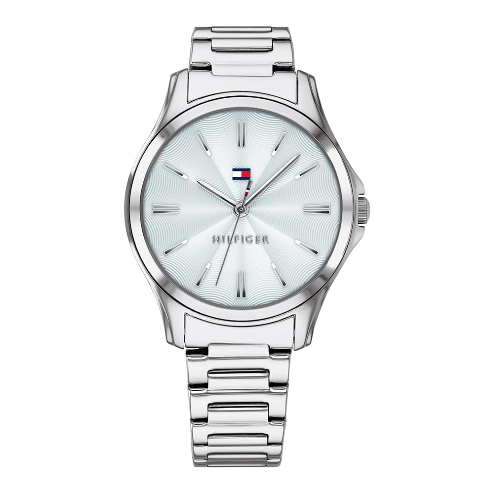 Tommy Hilfiger Reloj Analógico de Cuarzo para mujer con Correa en Acero Inoxidable plateada - 1781949
