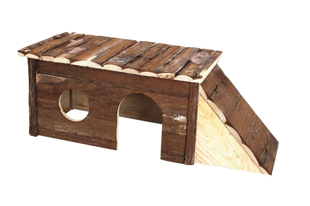 Karlie Wonderland Naturholzhaus mit Leiter L: 54 cm B: 23 cm H: 20 cm Skippy