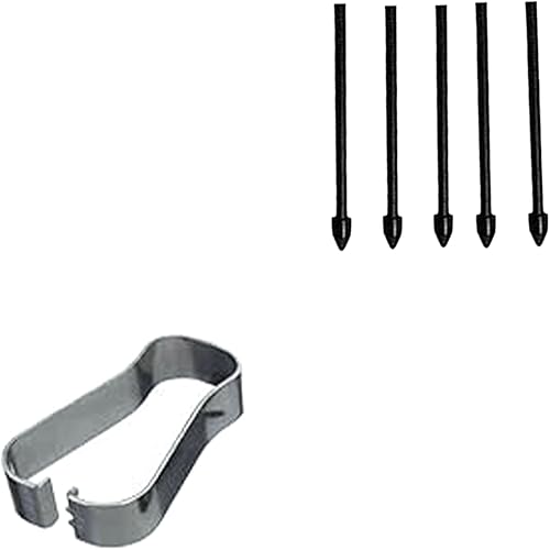 Paquete de 5 puntas negras de repuesto para bolígrafo Tab S9 S compatibles con Samsung Galaxy Tab S9 UltraS9 Plus S Pen Tips de repuesto + 1 pinza
