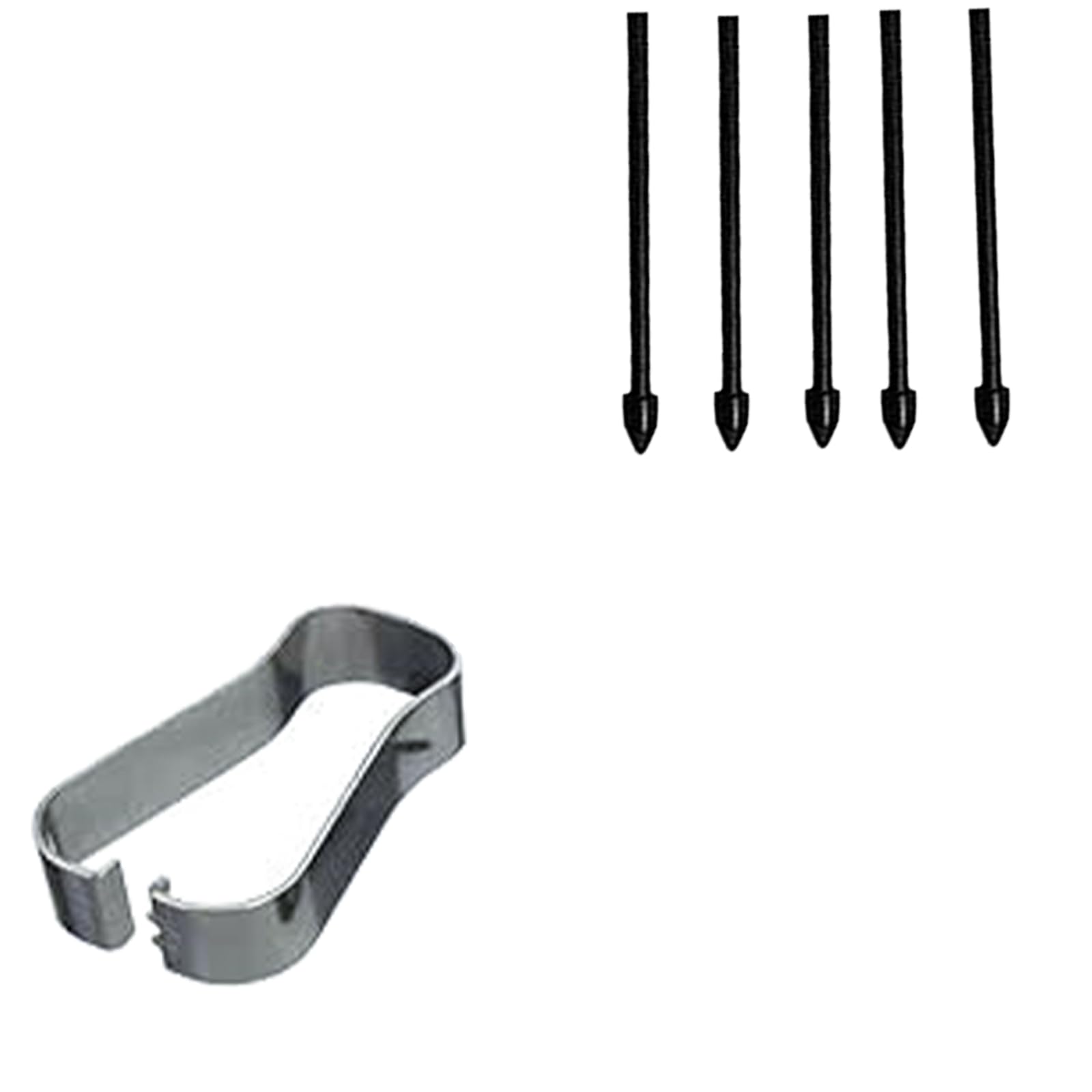 5 Pack Black Tab S9 S Pen Nibs Replacement Compatible with Samsung Galaxy Tab S9 Ultra/S9 Plus S Pen Tips Replacement + 1 Tweezer