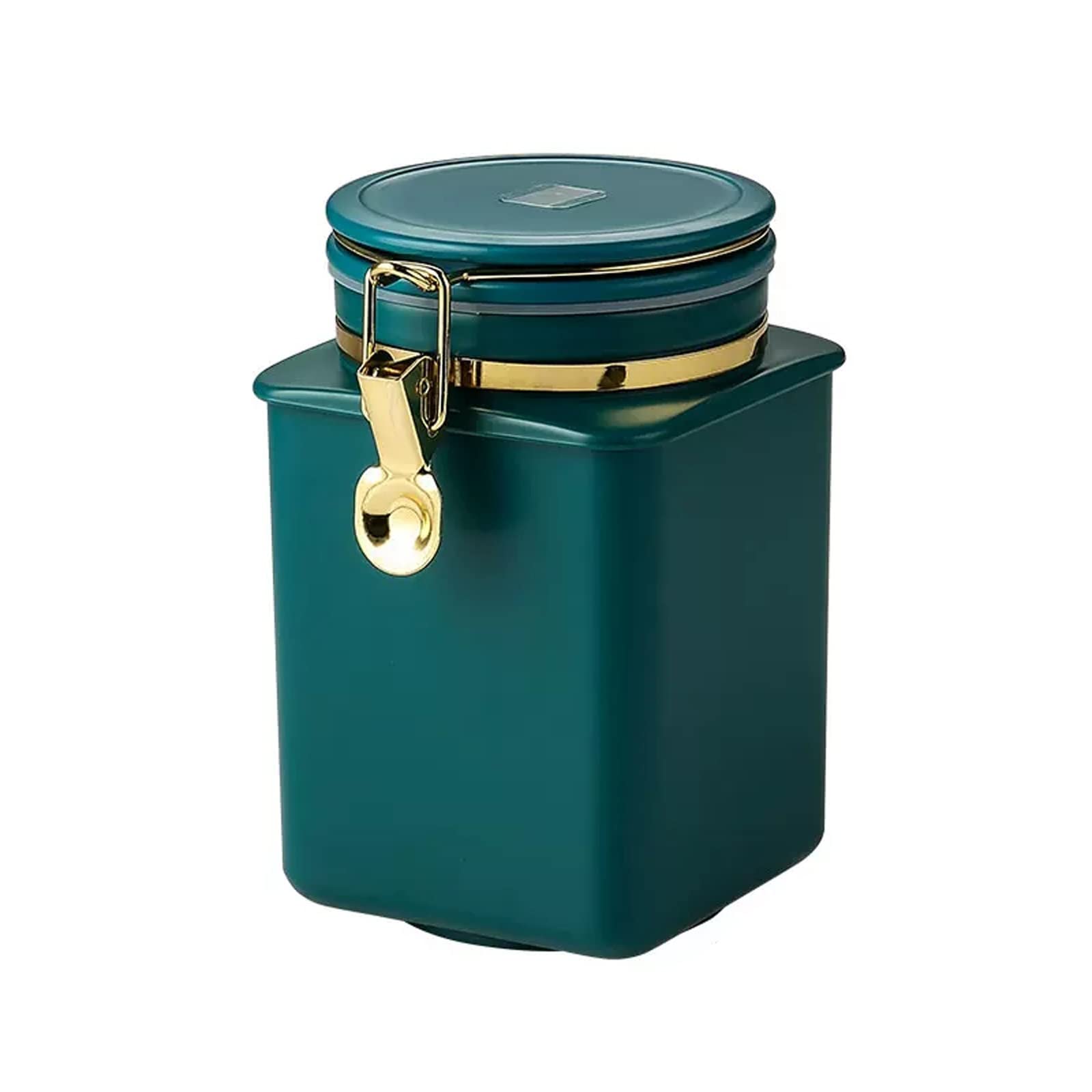 zhangrui1888 Tea Canister Airtight Tea Tin Coffee Container, Unidirectional Vent Sealed Cans, Jar 37 Ounces（1.1L）, Suitable for Bulk, Beans, Nuts, Cookies Tea Storage(Blue)