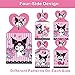 ARHAVI 12pcs Kuromi Party Favor Gift Boxes, My Melody and Kuromi Birthday Party Supplies for Kawaii Party Decorations