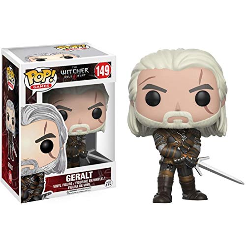 Product Image of the Funko POP Games: The Witcher-Geralt Action Figure, Multicolor