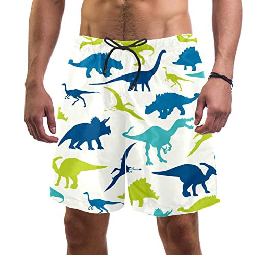 Short de plage à séchage rapide HadHfun motif dinosaures pour la piscine
