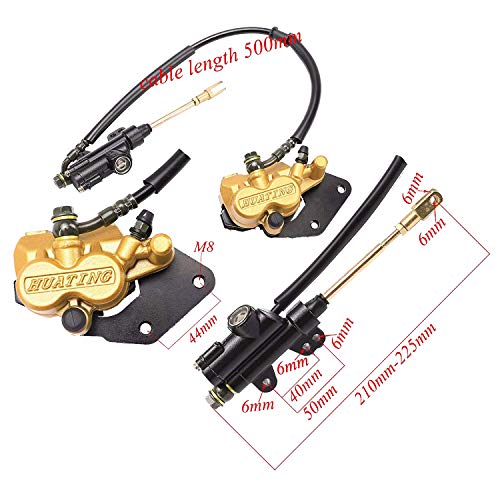 Wphmoto Hydraulic Rear Disc Caliper Brake Master Cylinder Assembly For Kawasaki Atv Quad Buggy #TOP4