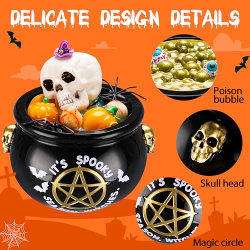 Moules en résine chaudron silicone premium pour créations Halloween durables - 8