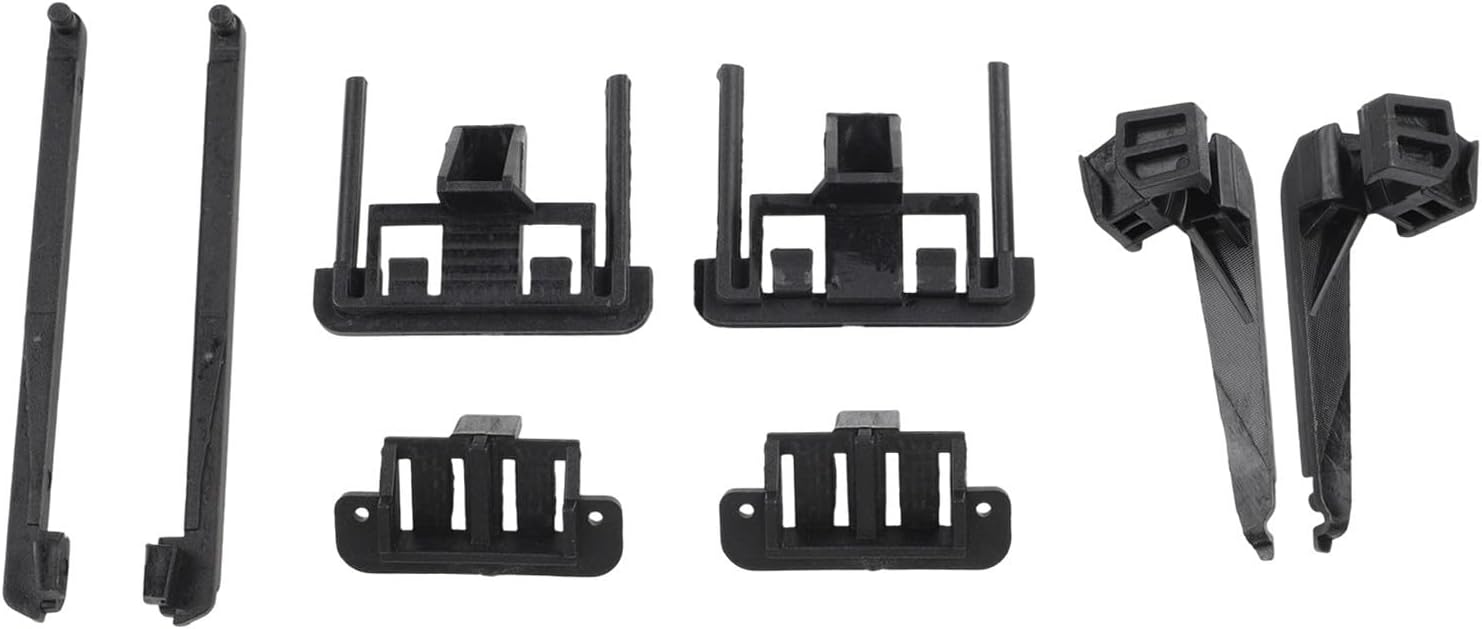 Panoramic Sunroof Repair Kit Cable, ABS Black for BMW X5 E70 F15 and X3, E83, E53, OEM 54137118849, 54107278144 Exterior Replacement Accessory for Car Truck for FENDERS