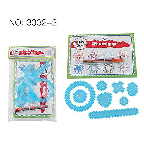 Beesuya Set di Giocattoli per Plotter Rotante, Pittura per Attrezzi Accessori per Disegno Registratore Materiale Scolastico per Studenti Disegno A Mano Modello di Account Diario Fai-da-Te judicious