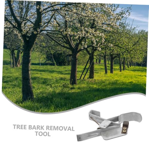 Herramienta para quitar corteza de árbol OSALADI para jardinería miniatura 3