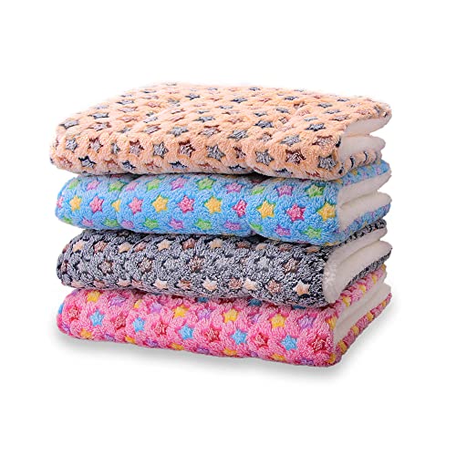 FJWYSANGU Cobertor fofo para gatos e animais de estimação em veludo coral macio tapete acolchoado ca