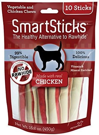 SmartBones SmartSticks Chicken Dog Chews, 2Pack (20 Sticks Total)
