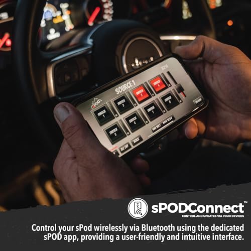 SPOD BantamX Sistema de Control de Energía 8 Relés con Pantalla Táctil miniatura 5