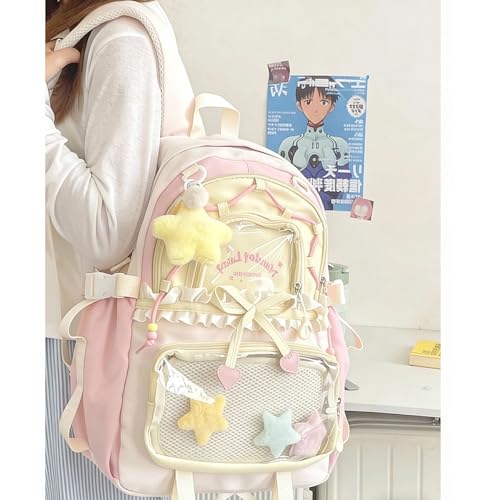 Kawaii ita Backpack with Clear Pockets