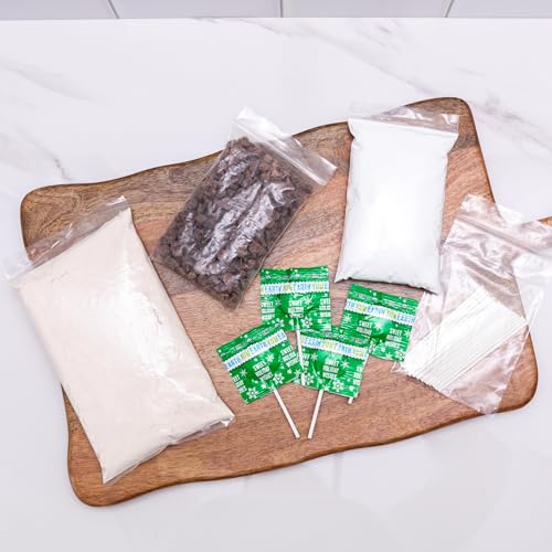 Image of YumEarth No Bake Cake Pop Kit - Vegan Chocolate Peppermint Baking Kit - Non GMO, Allergen Friendly, Dairy Free, No Artificial Dyes - Christmas Activity for Kids and Adults - Holiday Baking